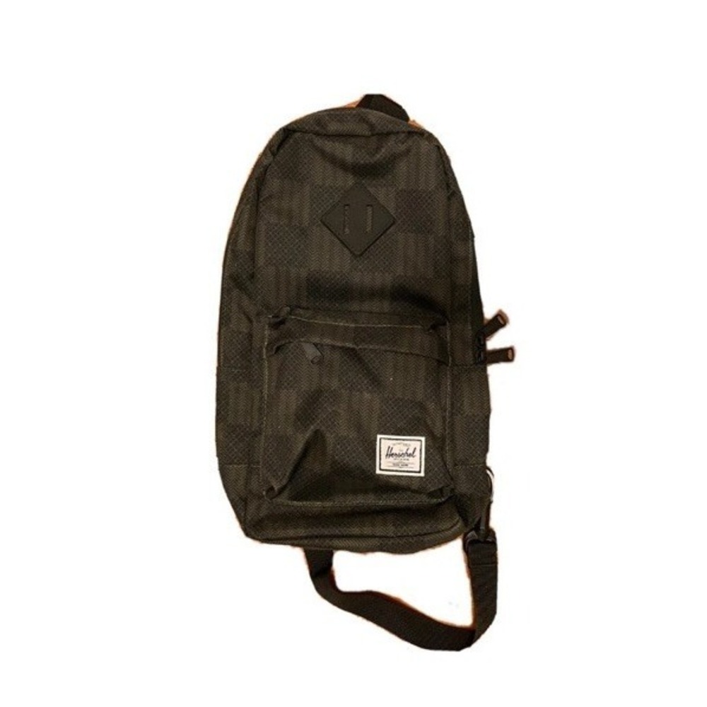 Herschel Heritage Shoulder Bag Olive/Black Checkered Crossbody